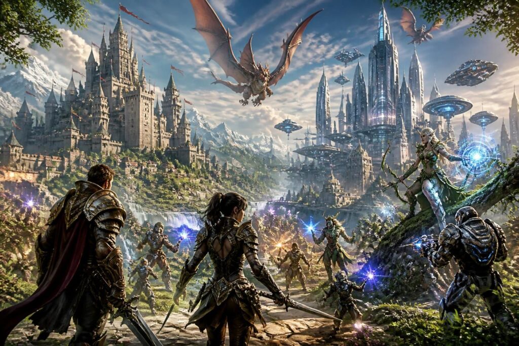 découvrez notre sélection des meilleurs jeux de rôle en ligne et explorez les mmo incontournables qui séduisent des millions de joueurs à travers le monde.