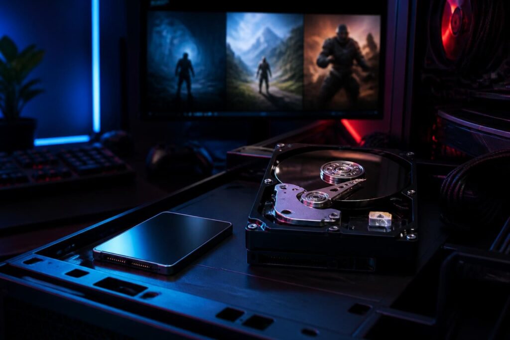 SSD ou disque dur : que choisir pour installer ses jeux