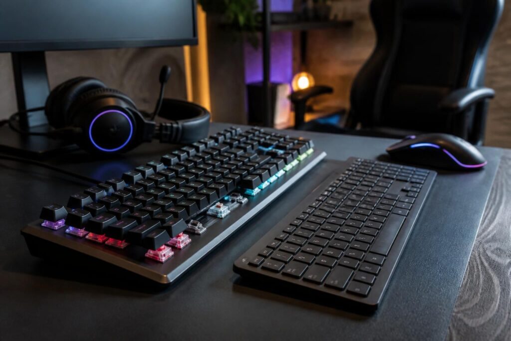 Clavier mécanique ou à membrane pour jouer