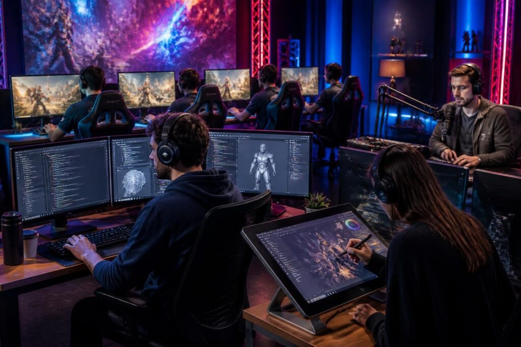 Les métiers du jeu vidéo et de l’esport