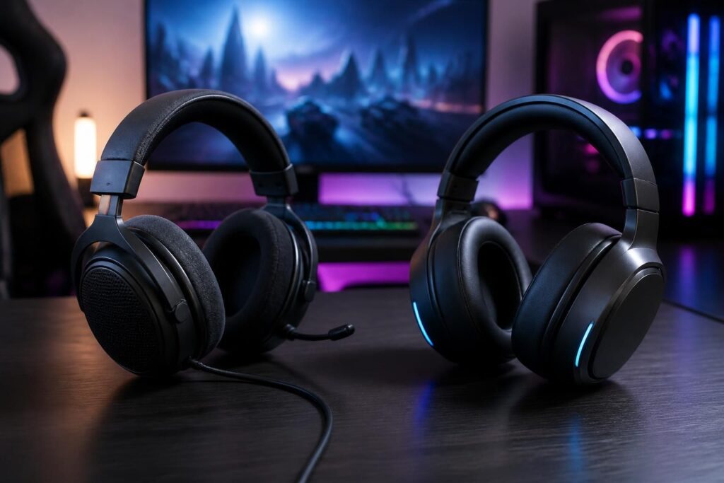 découvrez notre guide complet pour choisir le meilleur casque gaming, qu'il soit sans fil ou filaire, et profitez d'une expérience de jeu immersive et confortable.