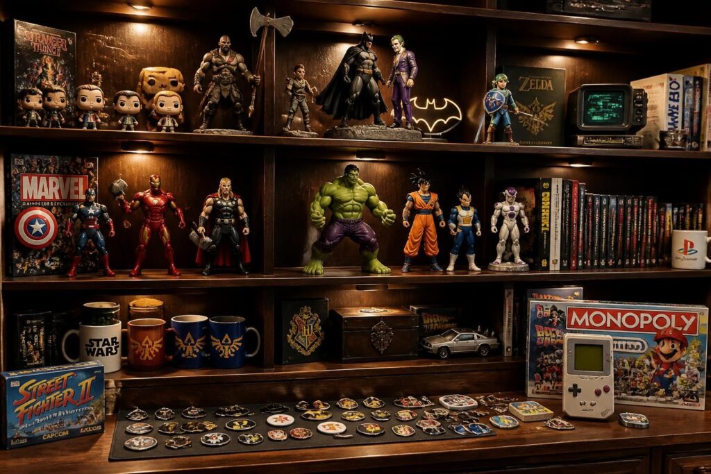 Collection geek : figurines, goodies et objets cultes