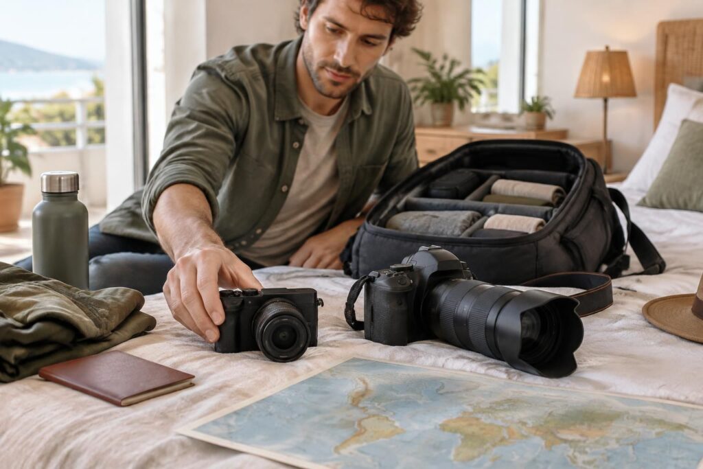 Quel appareil photo choisir pour voyager léger et performant